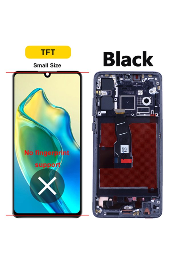 TFT Black Frame New AMOLED Display For Huawei P30 LCD Display Touch Digitizer Assembly For Huawei P3