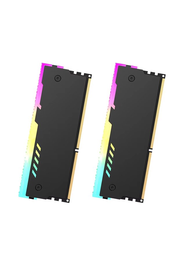 RM-01 BK - 2PCS PC Memory Heatsink RM-1 RAM Cooling Vest 5V-3PIN ARGB RAM Heatsink Aura Sync for Des