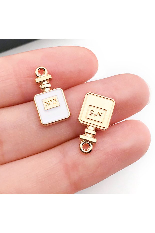 12163-10pcs 10/16 Pieces Drop Oil Little Chic Lady's Set, Suitable for DIY Handmade Necklace, Bracel
