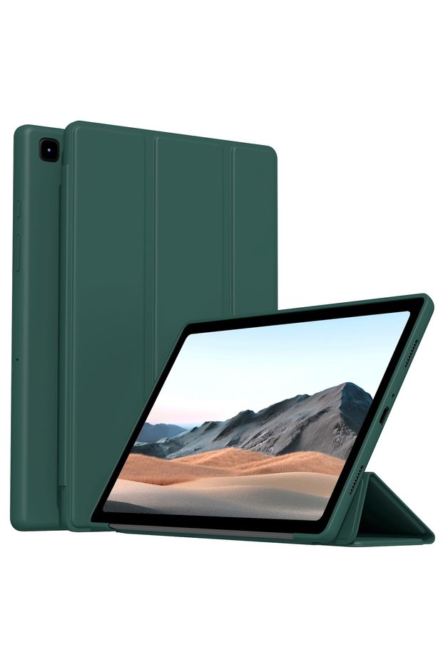 Deep Green For Tab A7 10.4 2020/2022 SM-T500/T505 SM-T503/T509 , Magnetic Flip Smart Cover, S...