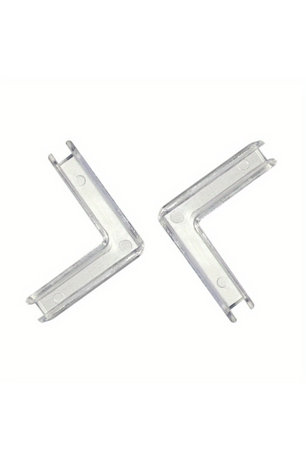 6pcs 6pcs 4*4cm Plastic Background Buckle - Transparent Invisible Buckle Props for Photographic Stud