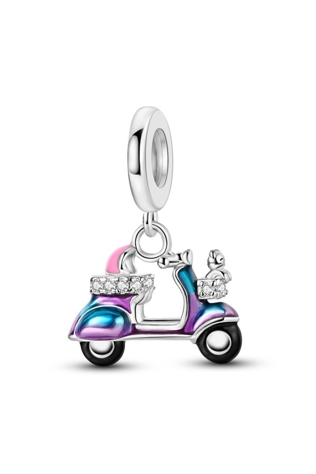 KTC1083 Fit Original Bracelet Charms Diy 925 Sterling Silver Coffee Palette Note Music Charm Beads J