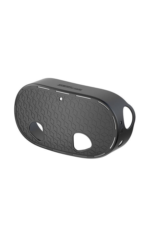 Black Silicone VR Shell Protective Cover Compatible with Meta Quest 3S Accessories, Comprehensive Pr