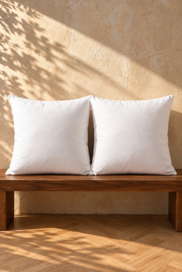 50x50 Cm 2 Pieces Throw Pillow Inner Pillow Jumbo 750 gr