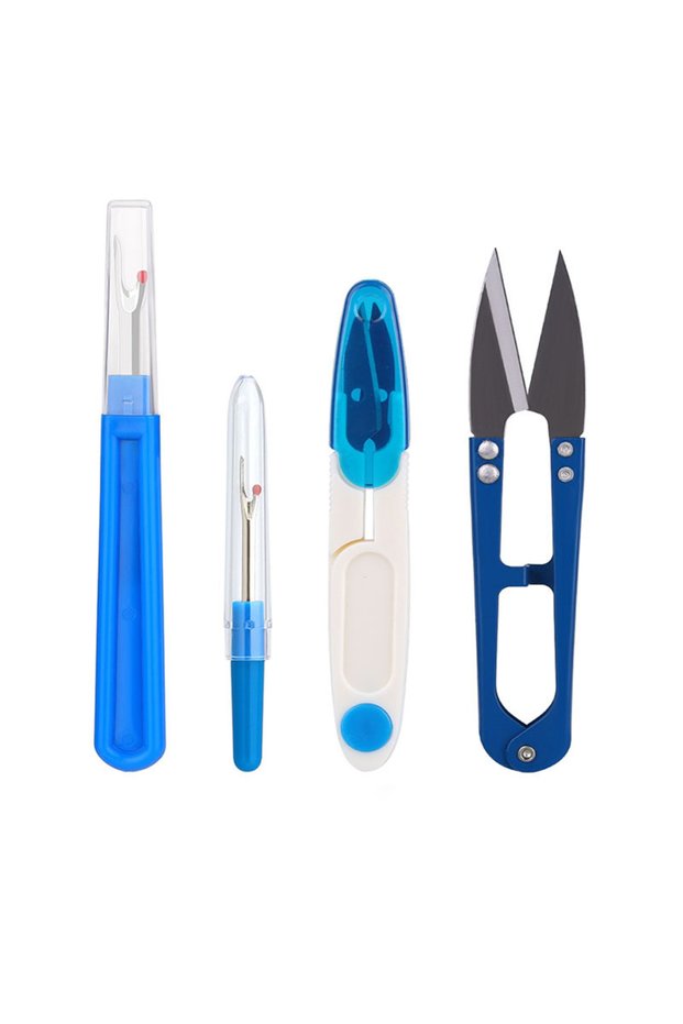 4PCS 4PCS Sewing Seam Ripper Kit Colorful Sewing Stitch Thread Unpicker &Seam Ripper&Thread Cutter S