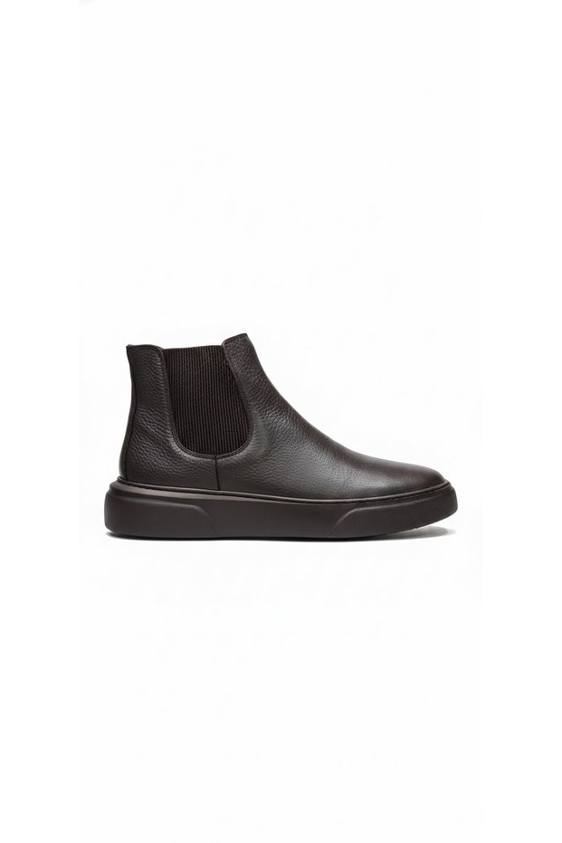 Brown Men's Genuine Leather Boots 632.2592-1