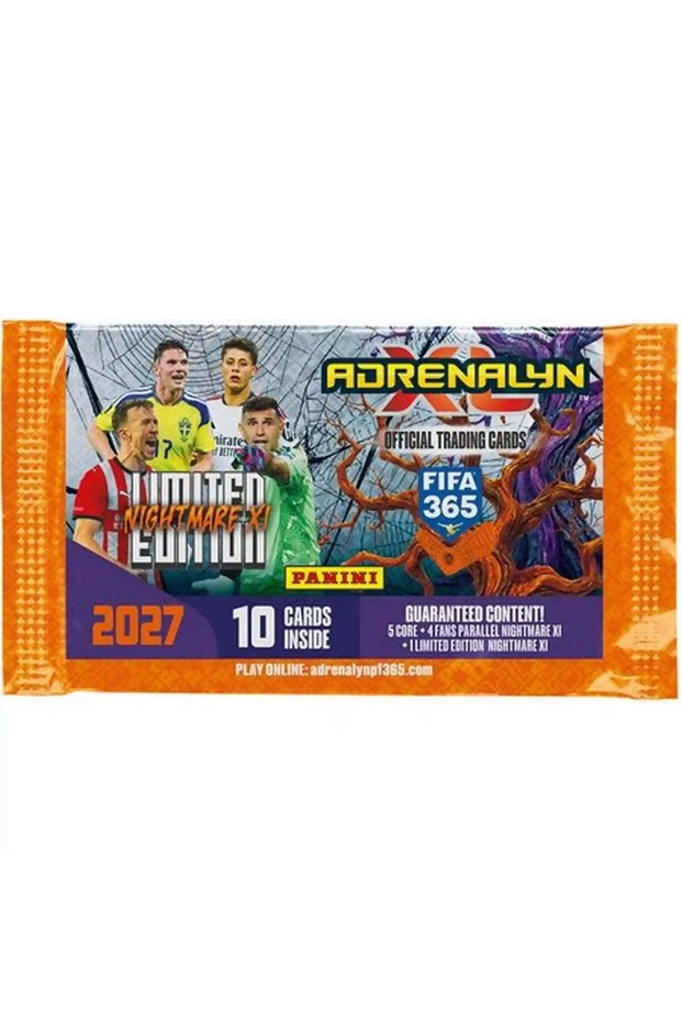 Fifa 365 Adrenalyn 2027 Nightmare Limited Edition Card - 1 Piece Package Contains 10 Cards