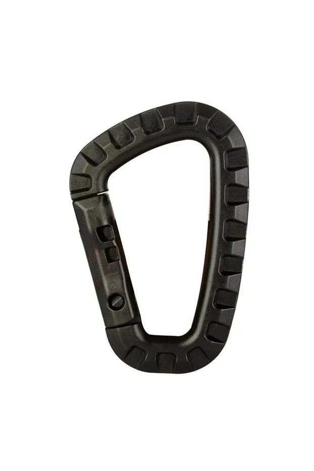 Black 1pc 1-10Pcs Military tactical carabiner Clips Accessories D-Ring Buckle Mountaineering Carabin