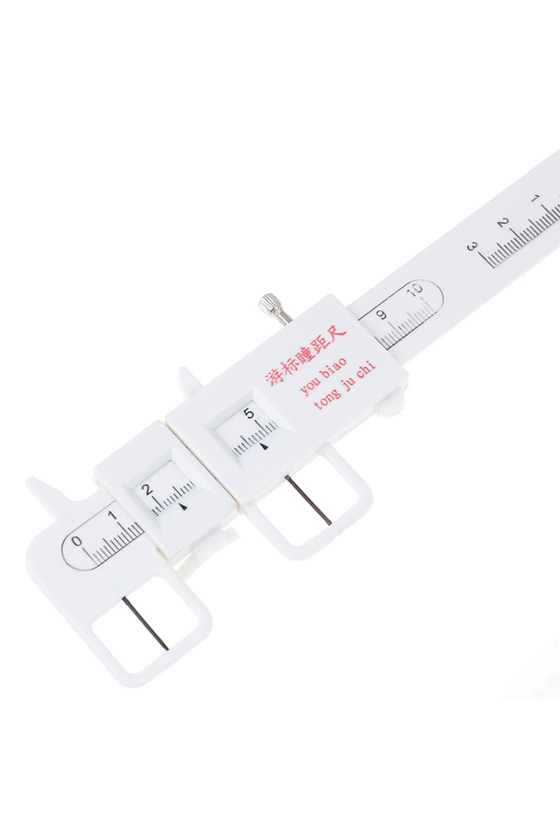one size 1X Measure Optical Vernier PD Ruler Pupil Distance Meter Eye Ophthalmic Tool