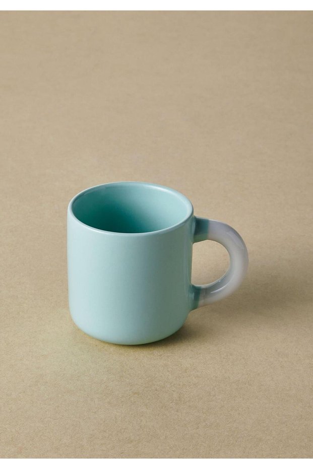 Colorful Espresso and Turkish Coffee Cup Green