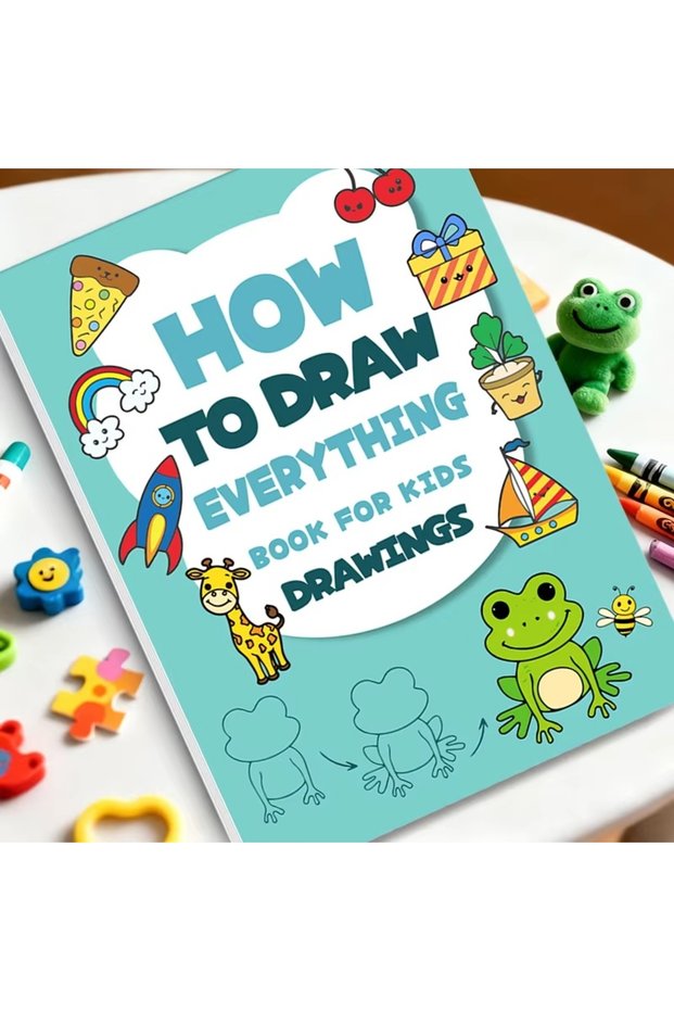 Kids Step-by-Step Drawing Book Learn How to Draw Easy Tutorial Children Gift
