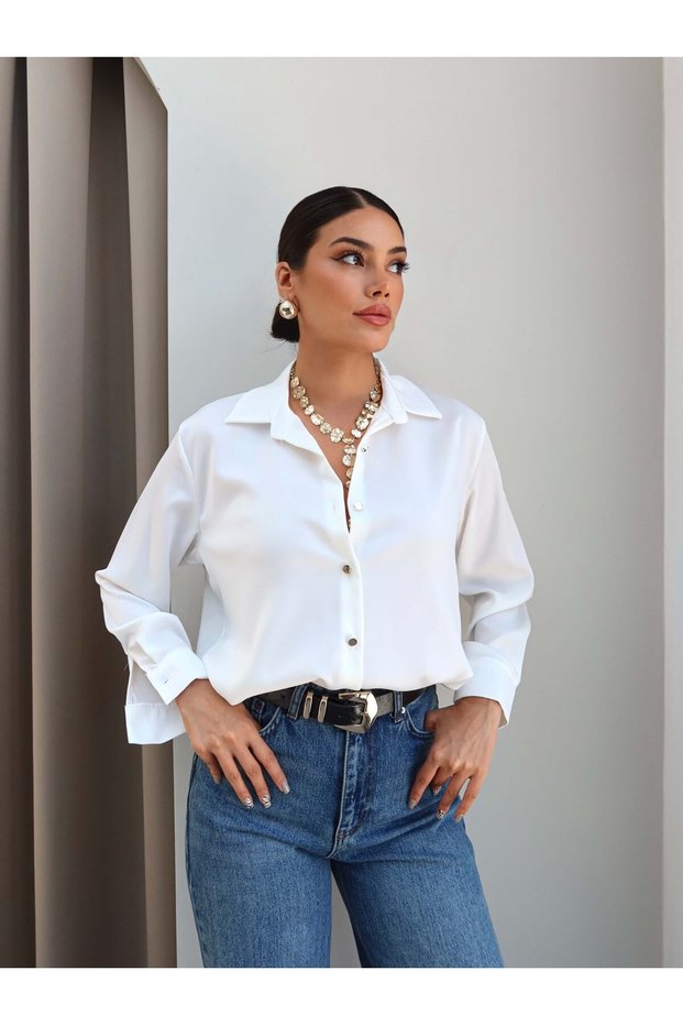 Shiny Satin Shirt