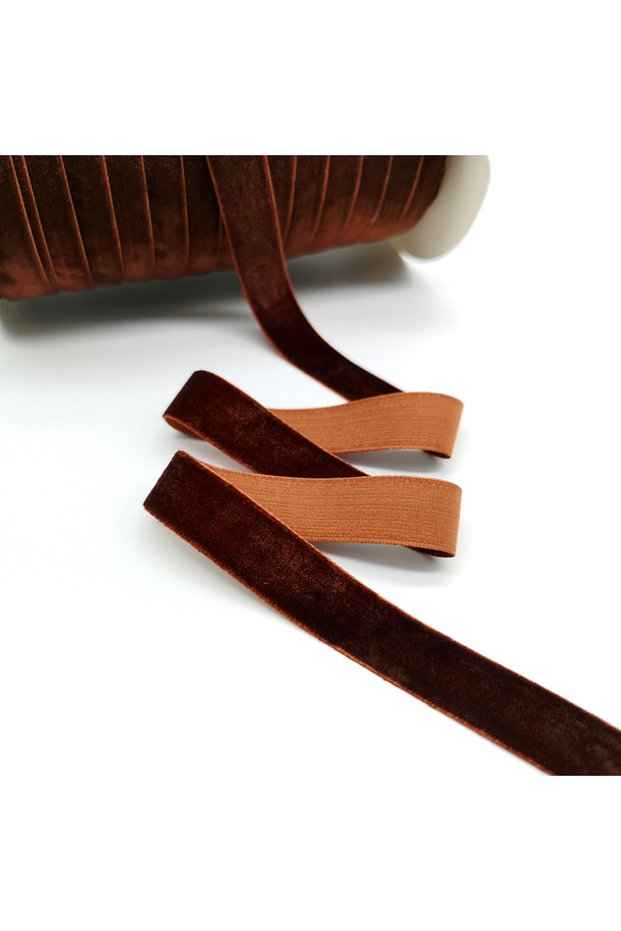 6mm wide Dark Coffee 5 yards 6-25mm Velvet Ribbon Wedding Party Decoration Handmade Ribbon Gift Wrap