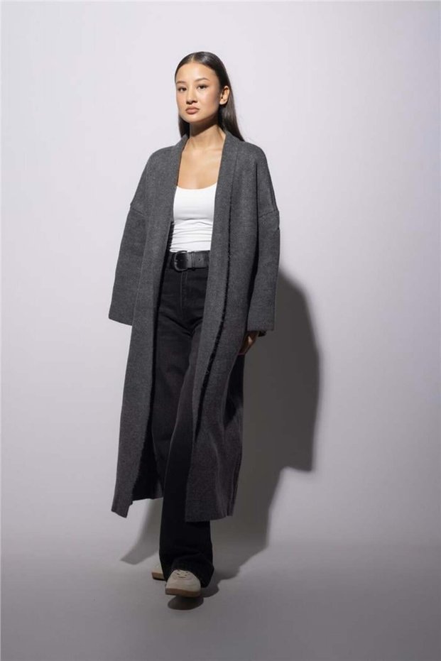 Casual Knitwear Cardigan Anthracite