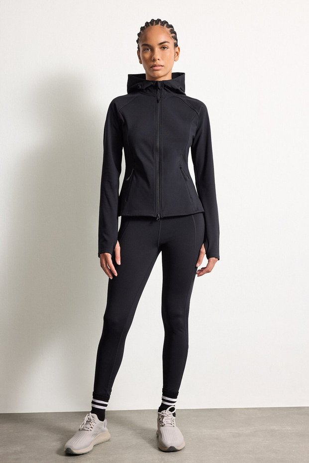 High Waist Sports Leggings with Stitching Detail I2273Ax26Wn
