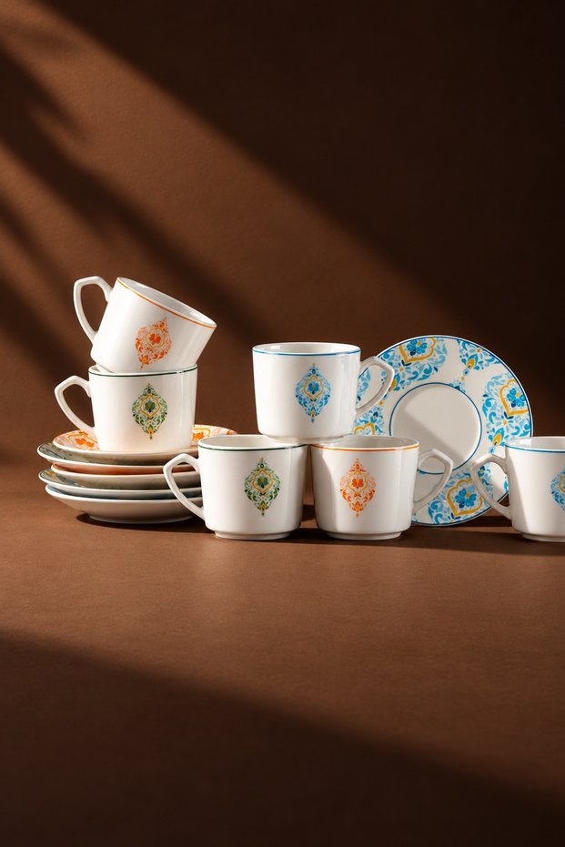 Milo 6-Person Coffee Cup Set - 90 ml