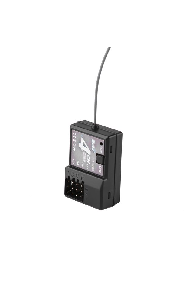 black 4CH Receiver for GA-4H-TX 2.4GHz Remote Controller 1/8 1/10 1/16 1/32 RC Car Boat