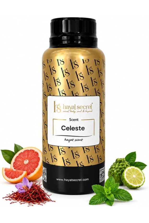 Celeste Premium Aroma Oil 500ml | Leather & Woody Essential Oil Blend | Luxury Long Lasting Home Fragrance Oil