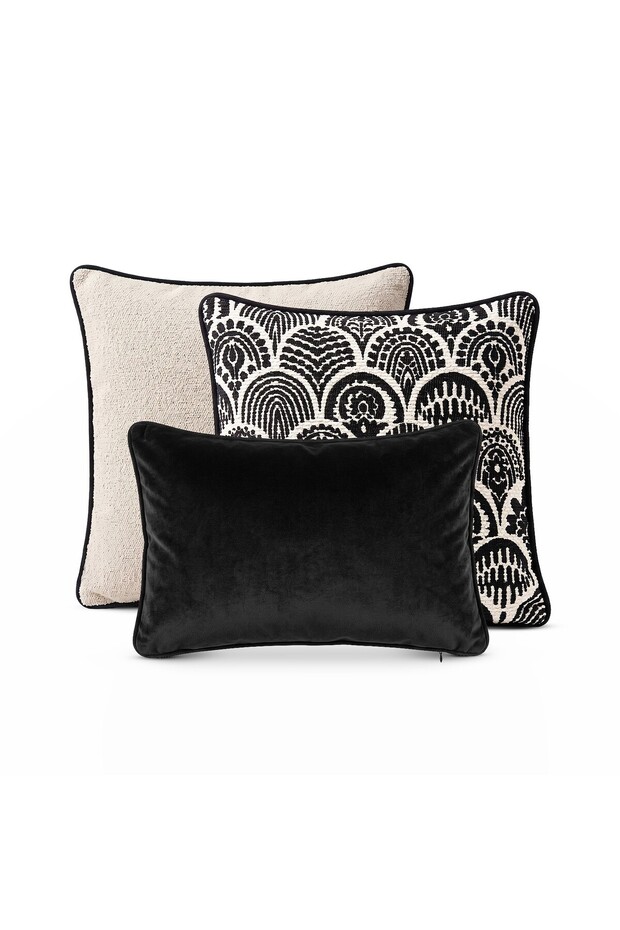 "Nora &Arden &Taupe" Decorative Throw Pillow Cover Set