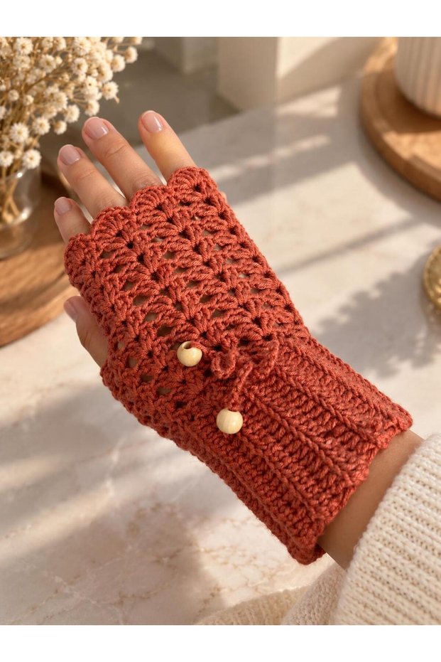 Fingerless Cutout Half Finger Gloves Winter Women