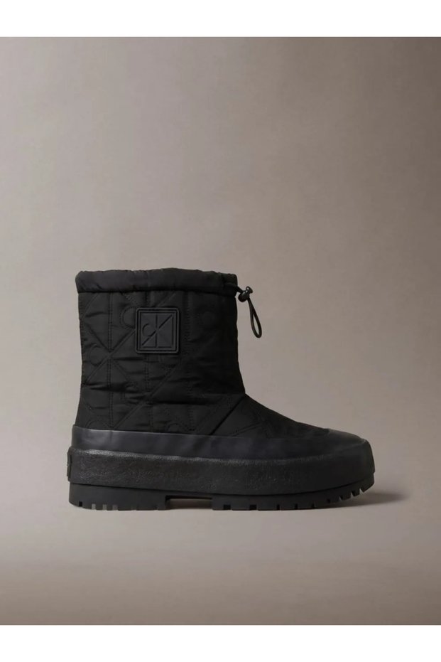 Women's Black Boots & Booties with Brand Logo, Suitable for Daily Use