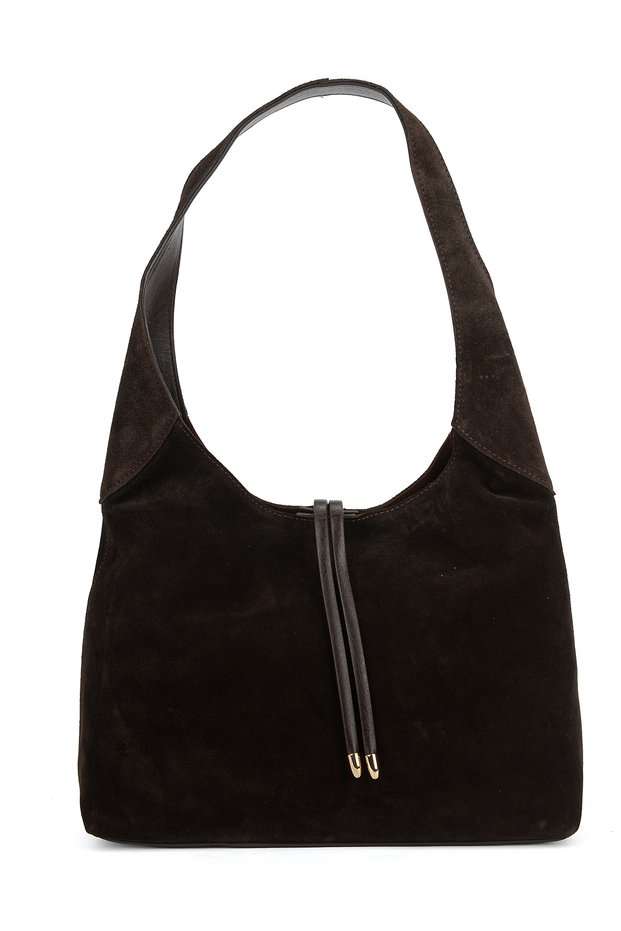 , Women's Genuine Leather Shoulder and Hand Bag 163979Z5025 Brown
