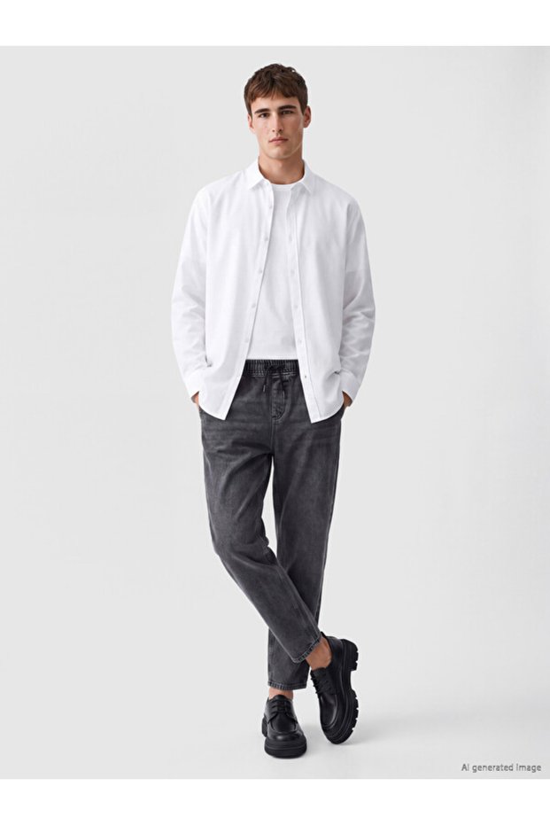 Quality Parts from Çelebi Store 710 Loose Fit Men's Jean Pants