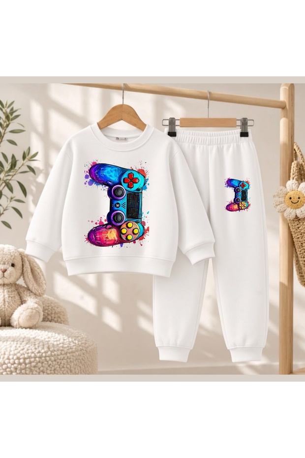 Team Sweatshirt Ps Sleeve Printed Girls Boys Crew Neck