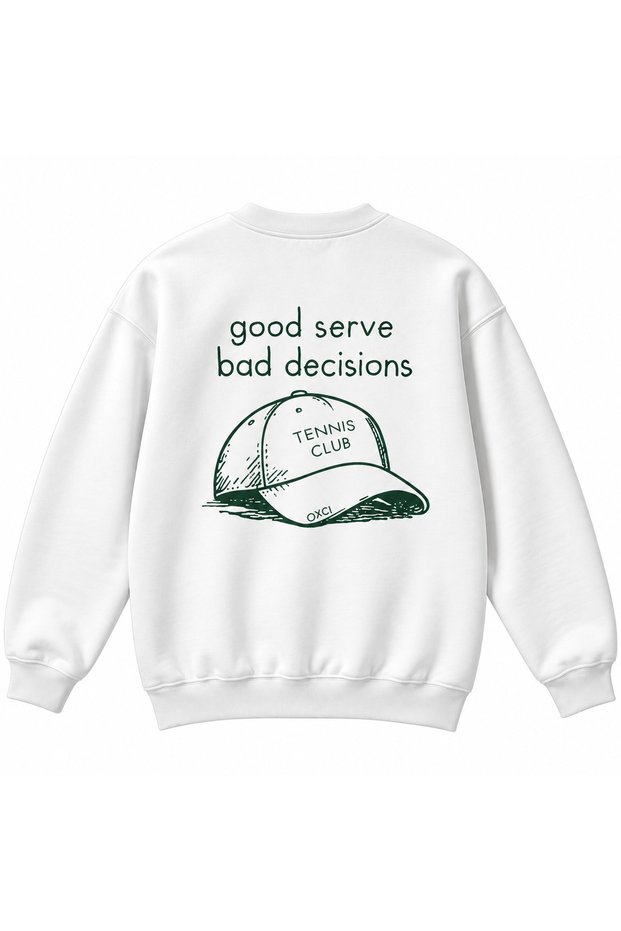 Tennis Club Good Serve Unisex Regular Sweatshirt