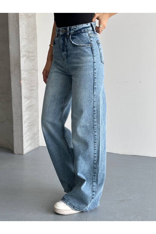 Women's Wide Leg Jean Pants