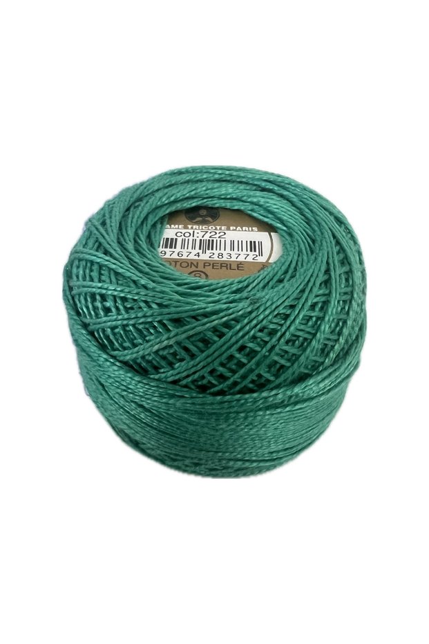 1 piece ören coton perle 8 100% mercerized hand embroidery knitting yarn - color: 722