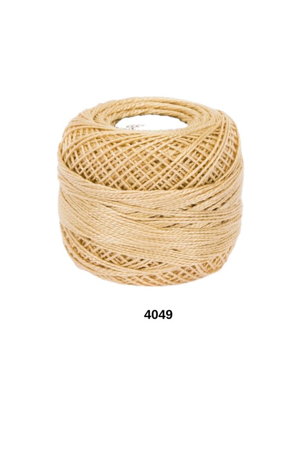 1 piece ören coton perle 8 100% mercerized hand embroidery knitting yarn - color: 4049