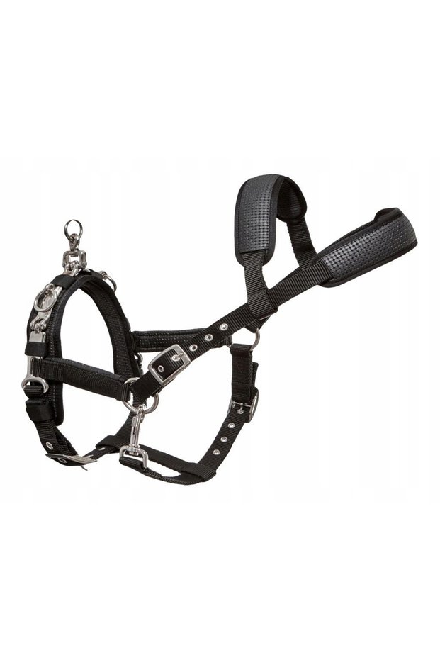Echipament ecvestru PCV negru COMPLET