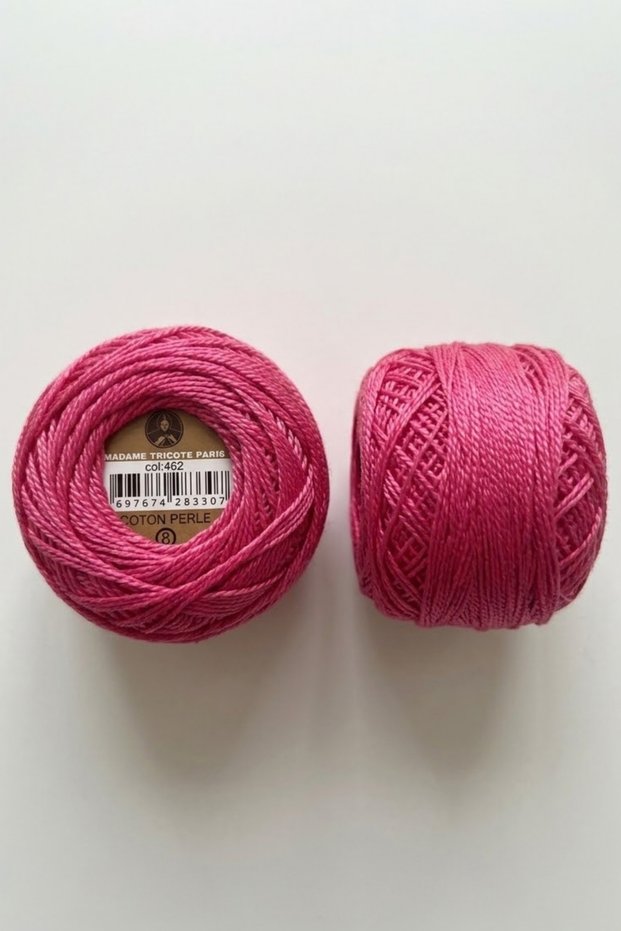 1 piece ören coton perle 8 100% mercerized hand embroidery knitting yarn - color: 462