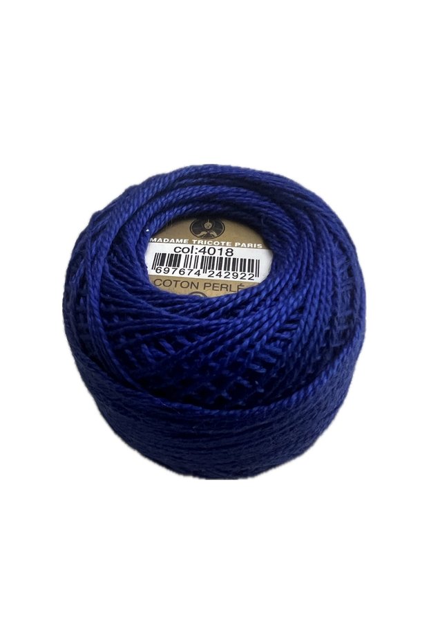 1 Piece Örenbayan Coton Perle 8 100% Mercerized Hand Embroidery Knitting Yarn - Color: 4018