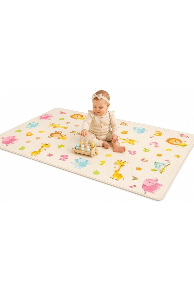 Baby Play Mat – BPA-Free Foldable Foam Crawling Mat for Kids, 180×120 cm – Portable, Safe, Cushioned Floor Play Mat for Babies & Toddlers