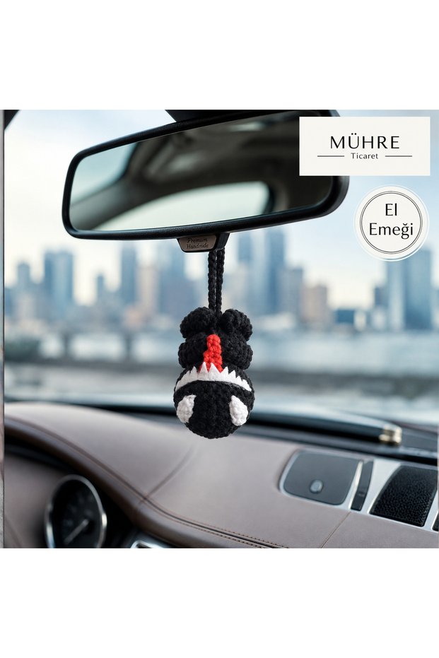 Venom Poisonous Fury Car Rearview Mirror Ornament Gift Vehicle Accessory