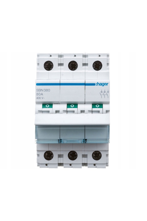 DECONECTOR MODULAR. IZOLAT 3P 80A 4