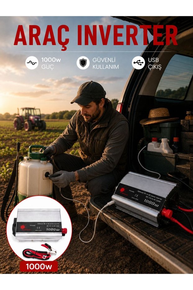 1000W Power Inverter Converter That Provides Outlet Power from Car Battery