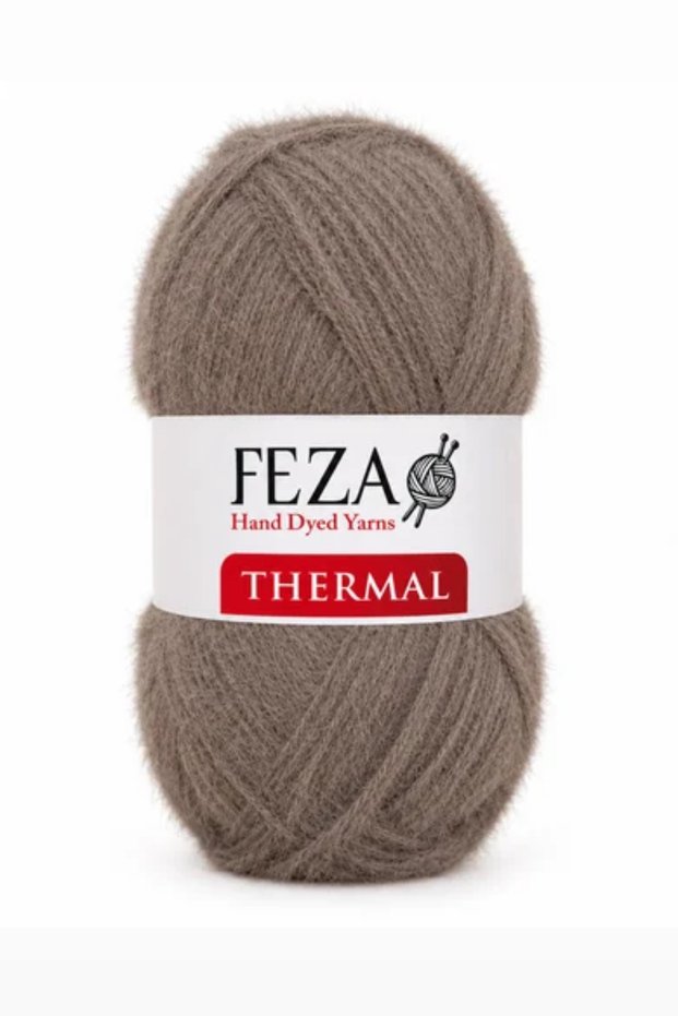 Feza Thermal Hand Knitting Yarn 100 Gr 200 Meters – 100% Polyamide Soft Textured Yarn for Sweaters, Cardigans, Scarves and Beanies