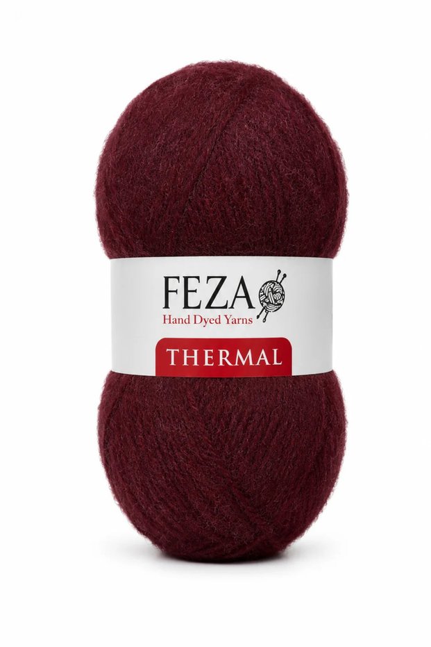 Feza Thermal Hand Knitting Yarn 100 Gr 200 Meters – 100% Polyamide Soft Textured Yarn for Sweaters, Cardigans, Scarves and Beanies