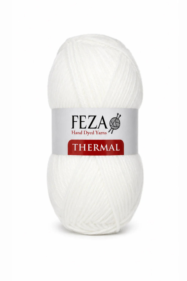 Feza Thermal Hand Knitting Yarn 100 Gr 200 Meters – 100% Polyamide Soft Textured Yarn for Sweaters, Cardigans, Scarves and Beanies