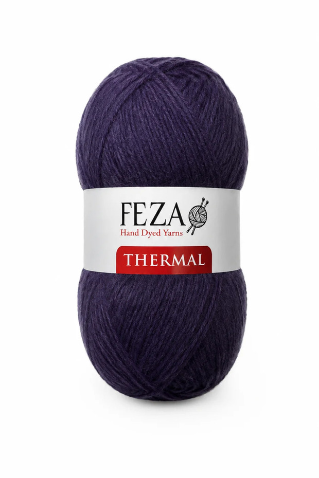 Feza Thermal Hand Knitting Yarn 100 Gr 200 Meters – 100% Polyamide Soft Textured Yarn for Sweaters, Cardigans, Scarves and Beanies