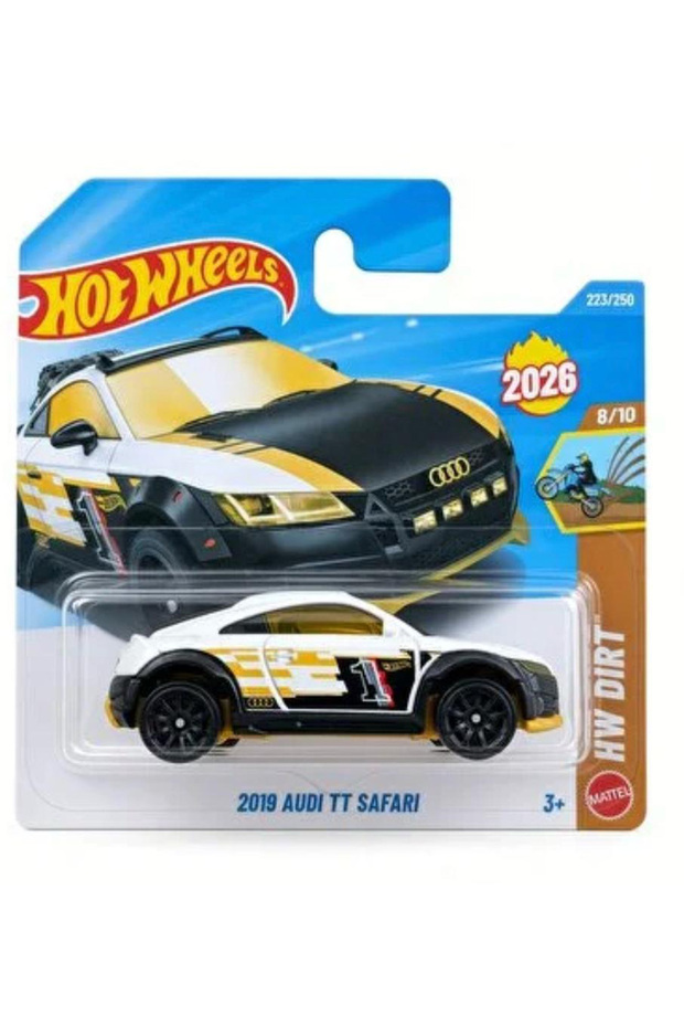 2019 Audi Tt Safari White/Yellow Toy Car