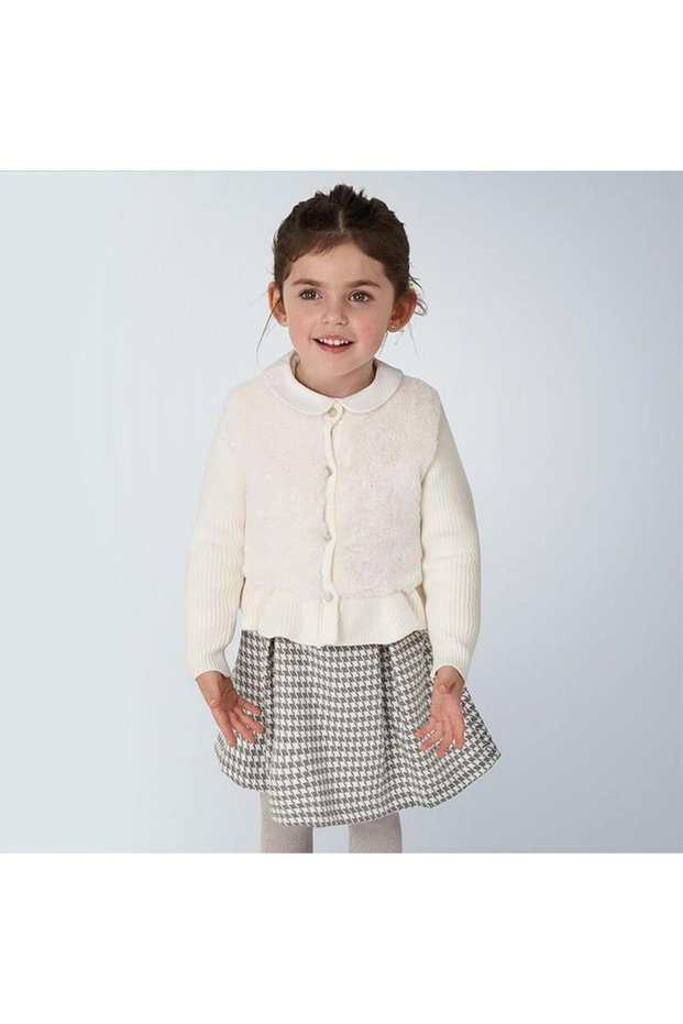 Girl's Plush Cardigan_Mnvs4353