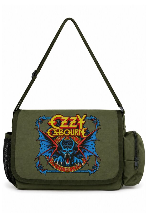 Ozzy Osbourne Black Sabbath Rock Metal Singer Printed School, Sports, Office Multi-Purpose Messenger Bag