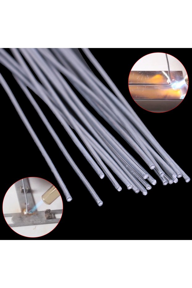 1.6mmx50CM 10pcs Flux cored aluminum welding electrodes low temperature brazing rods 500mm