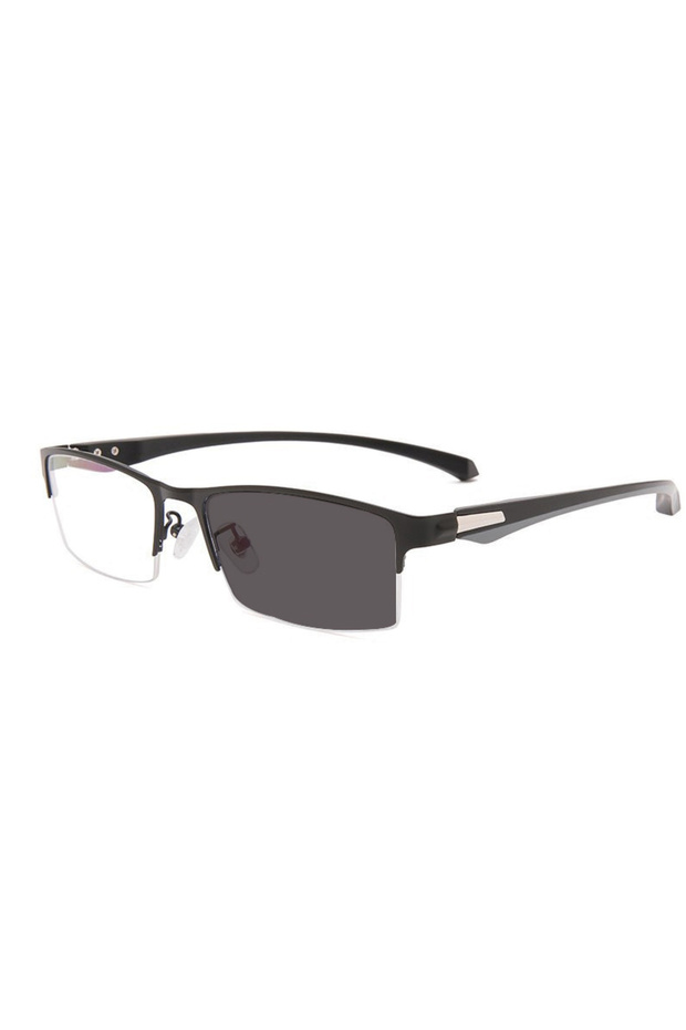 +100 black Men Women Business Photochromic Multifocal Reading Glasses Office Anti Blue RayClassic Ch