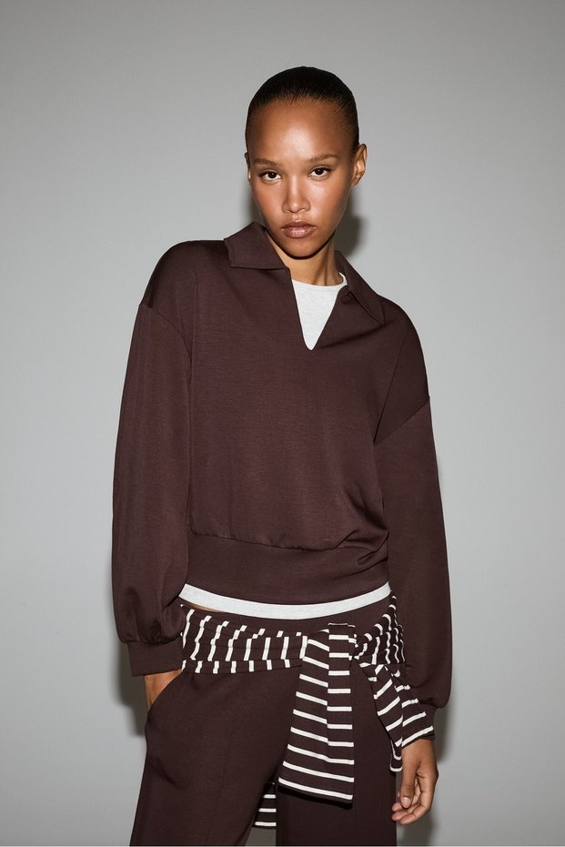 KADIN Basic polo sweatshirt