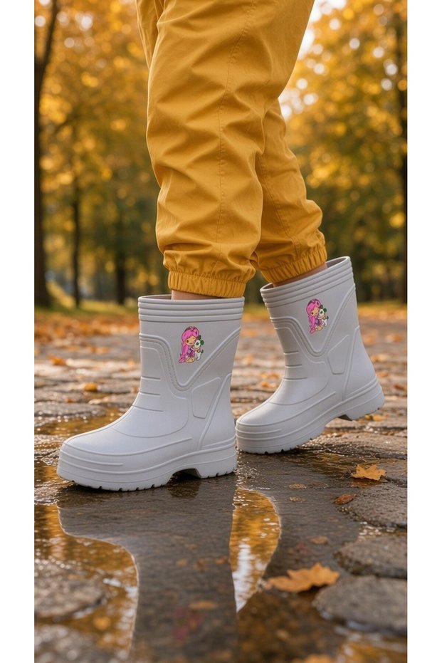 Children's Rain Boots Waterproof Colorful Patterned Boots